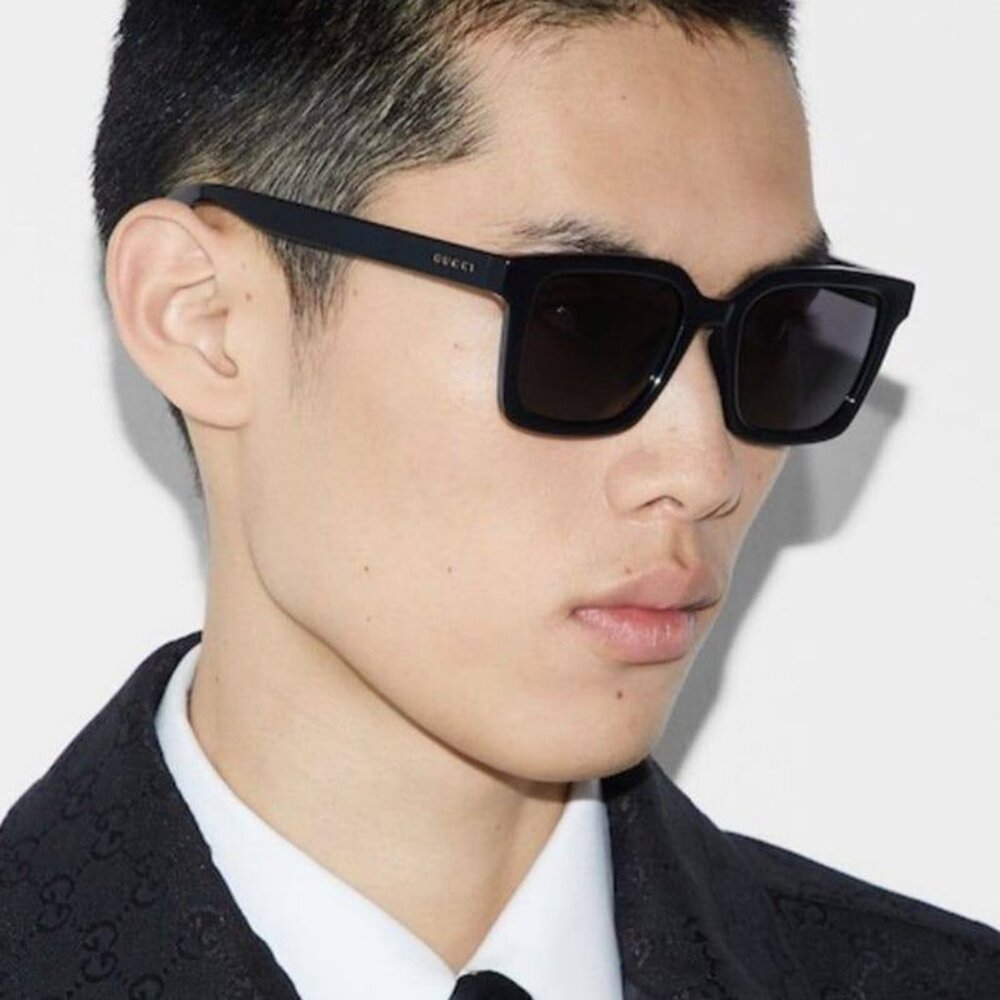 Final Price! Gucci GG1582SK 001 Black Grey Sunglasses - Picture 3 of 10